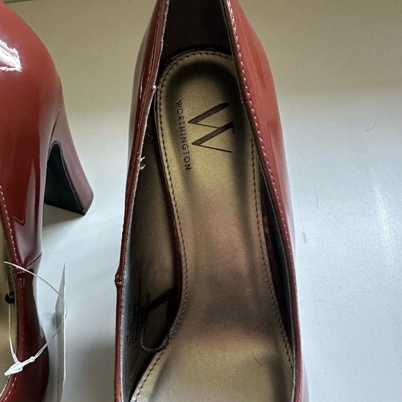 Worthingtong zool pointed toe block heel pumps women’s size 6.5 M coco - Picture 8 of 10